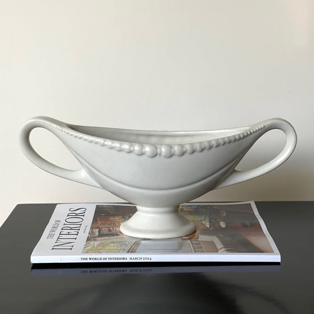 KEPT London Dartmouth pottery vase with beading