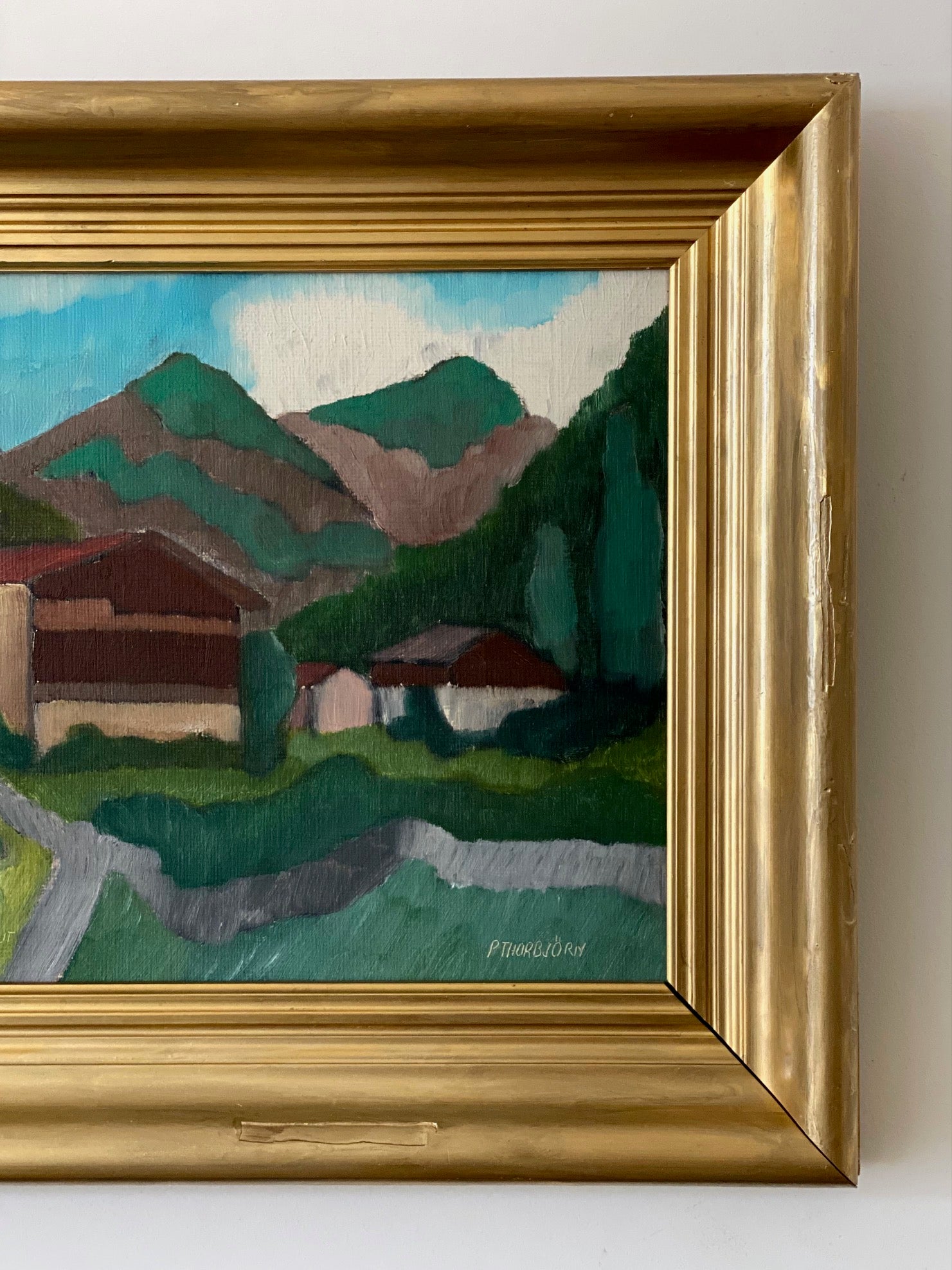 Landscape, signed P Thorbjörn