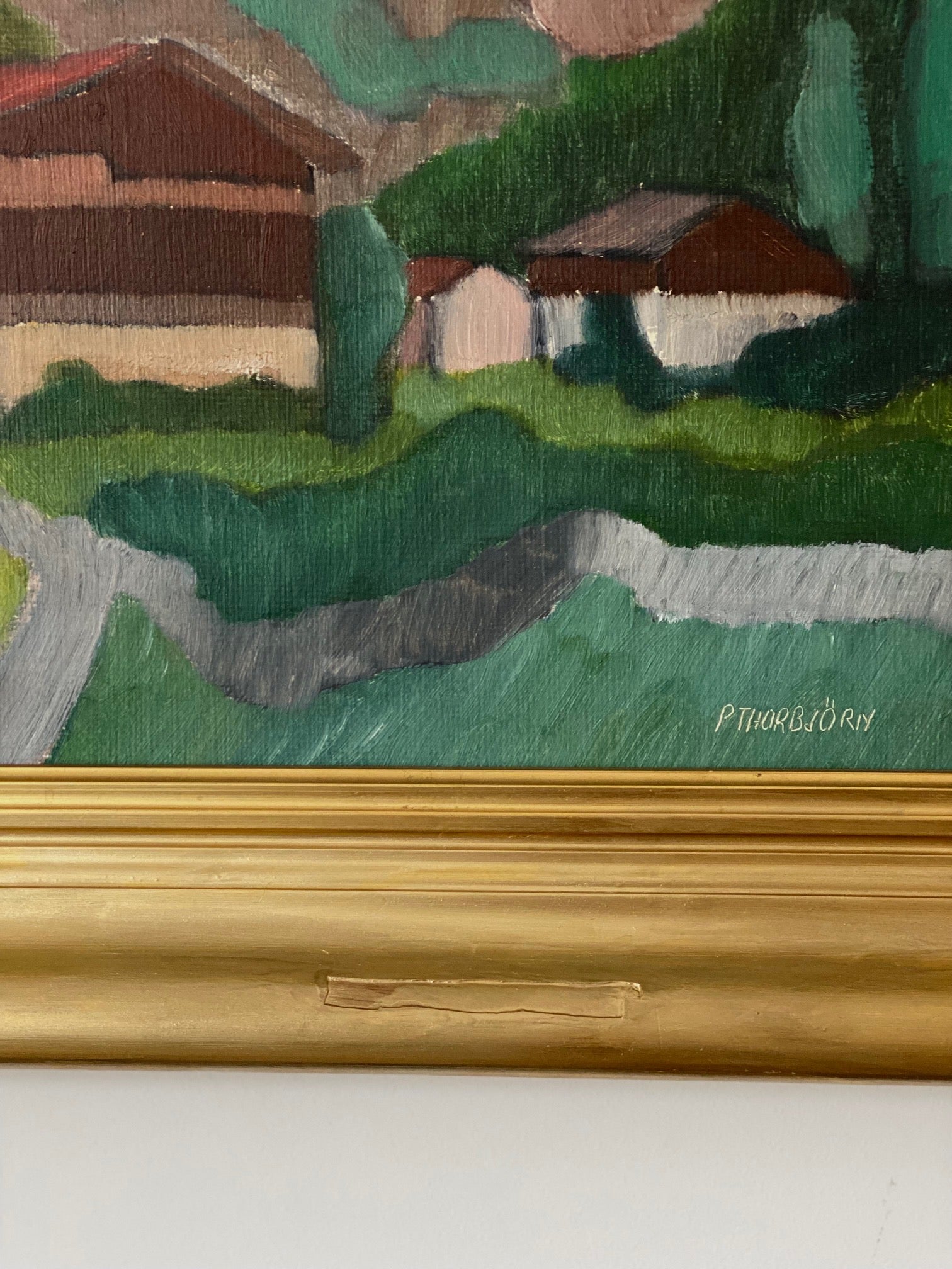 Landscape, signed P Thorbjörn