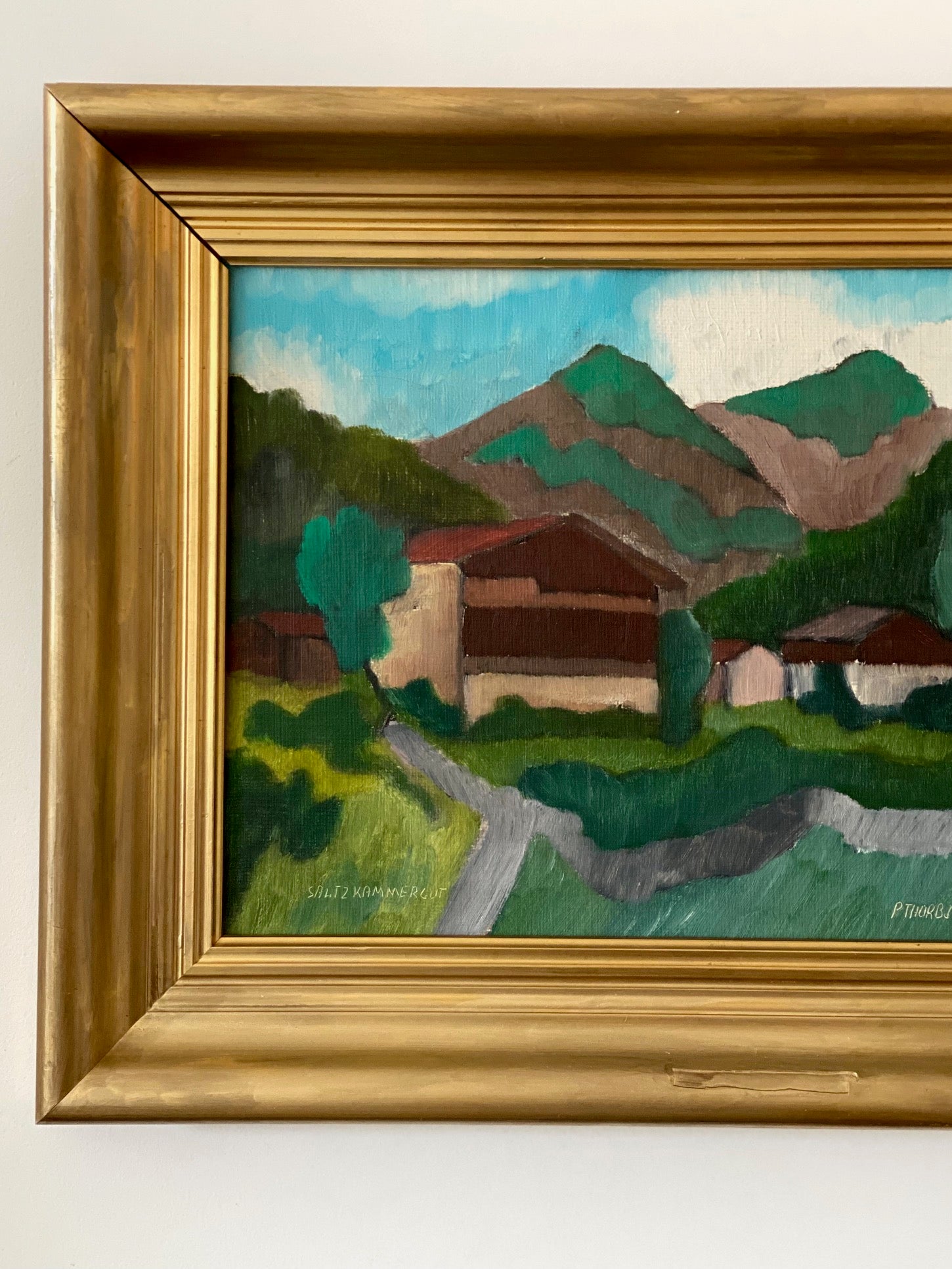 Landscape, signed P Thorbjörn