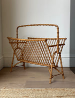 Load image into Gallery viewer, KEPT London 1950s bamboo magazine rack
