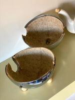 Load image into Gallery viewer, KEPT London Stock 1950s chrome and ceramic teapot
