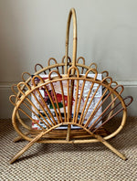 Load image into Gallery viewer, KEPT London Stock 1970s bamboo fan magazine rack
