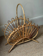 Load image into Gallery viewer, KEPT London Stock 1970s bamboo fan magazine rack
