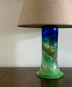 Load image into Gallery viewer, KEPT London 1970s hand blown glass lamp

