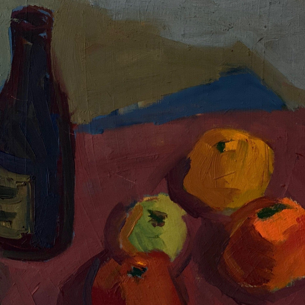 KEPT London Stock A bottle and some fruits by Sven Markhed (1925-1996)