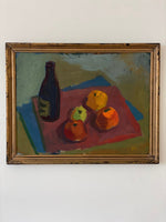 Load image into Gallery viewer, KEPT London Stock A bottle and some fruits by Sven Markhed (1925-1996)
