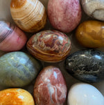 Load image into Gallery viewer, KEPT London A collection of eleven hardstone eggs
