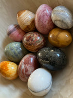 Load image into Gallery viewer, KEPT London A collection of eleven hardstone eggs
