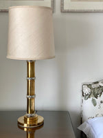 Load image into Gallery viewer, KEPT London A heavy brass and glass table lamp
