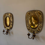 Load image into Gallery viewer, KEPT London Stock A pair of baroque brass wall sconces
