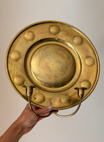 Load image into Gallery viewer, KEPT London Stock A pair of brass round sconces with embossing
