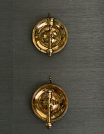 Load image into Gallery viewer, KEPT London A pair of brass ship&#39;s candlesticks
