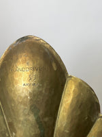 Load image into Gallery viewer, KEPT London A pair of brass wall sconces, Firma Lars Holmström, Arvika
