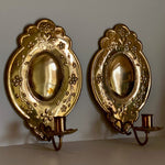 Load image into Gallery viewer, KEPT London Stock A pair of floral embossed wall sconces
