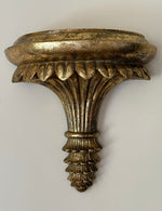 Load image into Gallery viewer, KEPT London Stock A pair of gilt wood fluted wall shelves
