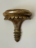 Load image into Gallery viewer, KEPT London Stock A pair of gilt wood fluted wall shelves
