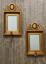 Load image into Gallery viewer, KEPT London Stock A pair of Gustavian style mirror sconces
