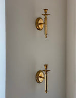 Load image into Gallery viewer, KEPT London Stock A pair of heavy columnar wall sconces
