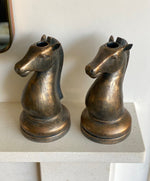 Load image into Gallery viewer, KEPT London Stock A pair of horse bookends / candlesticks
