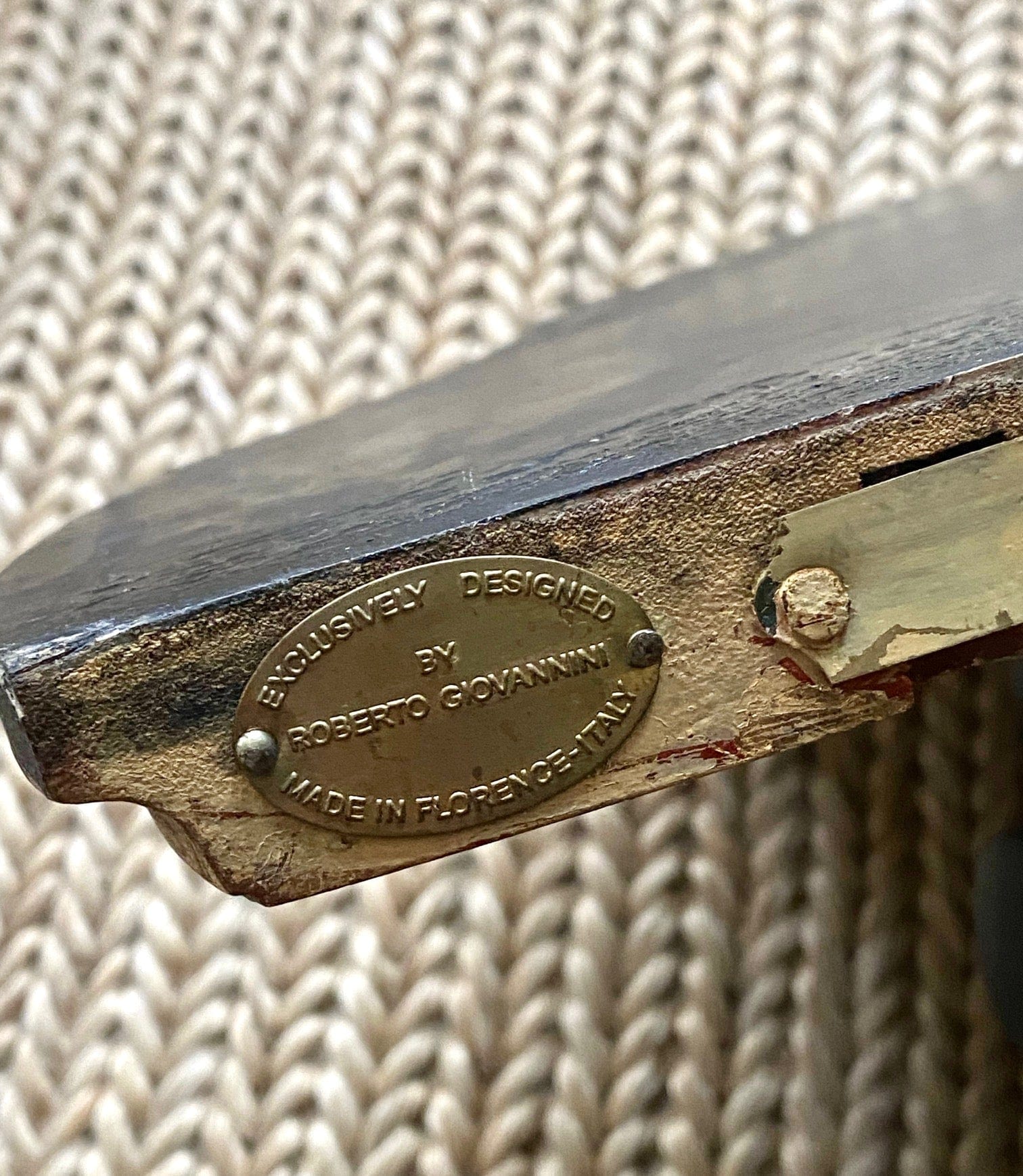 KEPT London Stock A pair of Italian shell wall shelves