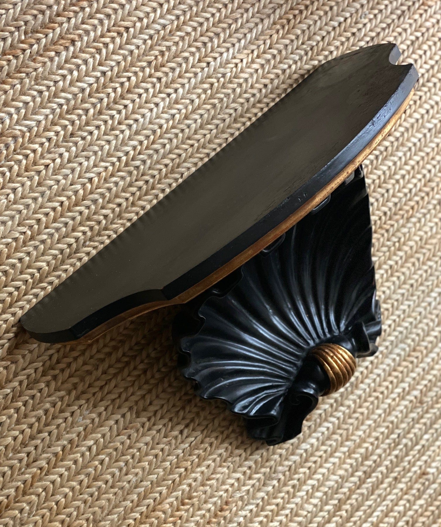 KEPT London Stock A pair of Italian shell wall shelves