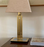 Load image into Gallery viewer, KEPT London Stock A pair of large brass table lamps
