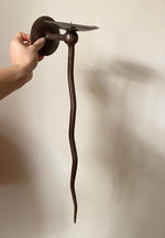 Load image into Gallery viewer, KEPT London Stock A pair of long iron wiggle wall sconces
