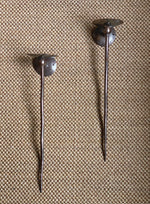 Load image into Gallery viewer, KEPT London Stock A pair of long iron wiggle wall sconces
