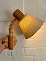 Load image into Gallery viewer, KEPT London A pair of pine wall lamps, Solbackens Svarveri
