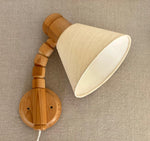 Load image into Gallery viewer, KEPT London A pair of pine wall lamps, Solbackens Svarveri
