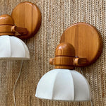 Load image into Gallery viewer, KEPT London Stock A pair of pine wall lights, probably Markslöjd, 1970s
