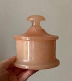 Load image into Gallery viewer, KEPT London Stock A pink onyx pot with lid
