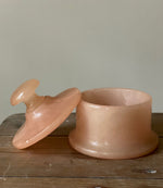 Load image into Gallery viewer, KEPT London Stock A pink onyx pot with lid
