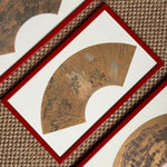 Load image into Gallery viewer, KEPT London Stock A set of three Chinese fan designs, framed
