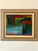 Load image into Gallery viewer, KEPT London Stock Abstract landscape, signed E Stenberg
