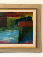 Load image into Gallery viewer, KEPT London Stock Abstract landscape, signed E Stenberg
