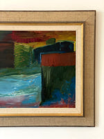 Load image into Gallery viewer, KEPT London Stock Abstract landscape, signed E Stenberg
