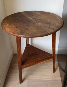 KEPT London Stock Antique elm cricket table
