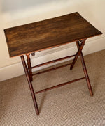 Load image into Gallery viewer, KEPT London Stock Antique French faux bamboo folding table
