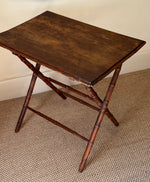 Load image into Gallery viewer, KEPT London Stock Antique French faux bamboo folding table
