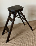 Load image into Gallery viewer, KEPT London Stock Antique library folding steps
