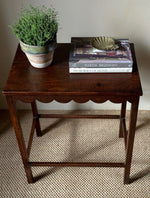 Load image into Gallery viewer, KEPT London Stock Antique table with scalloped edge

