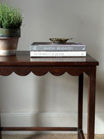 Load image into Gallery viewer, KEPT London Stock Antique table with scalloped edge
