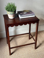 Load image into Gallery viewer, KEPT London Stock Antique table with scalloped edge
