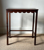 Load image into Gallery viewer, KEPT London Stock Antique table with scalloped edge
