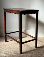 Load image into Gallery viewer, KEPT London Stock Antique table with scalloped edge
