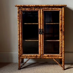 Load image into Gallery viewer, KEPT London Stock Antique tiger bamboo glazed cabinet
