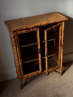 Load image into Gallery viewer, KEPT London Stock Antique tiger bamboo glazed cabinet
