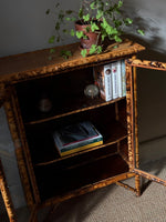 Load image into Gallery viewer, KEPT London Stock Antique tiger bamboo glazed cabinet
